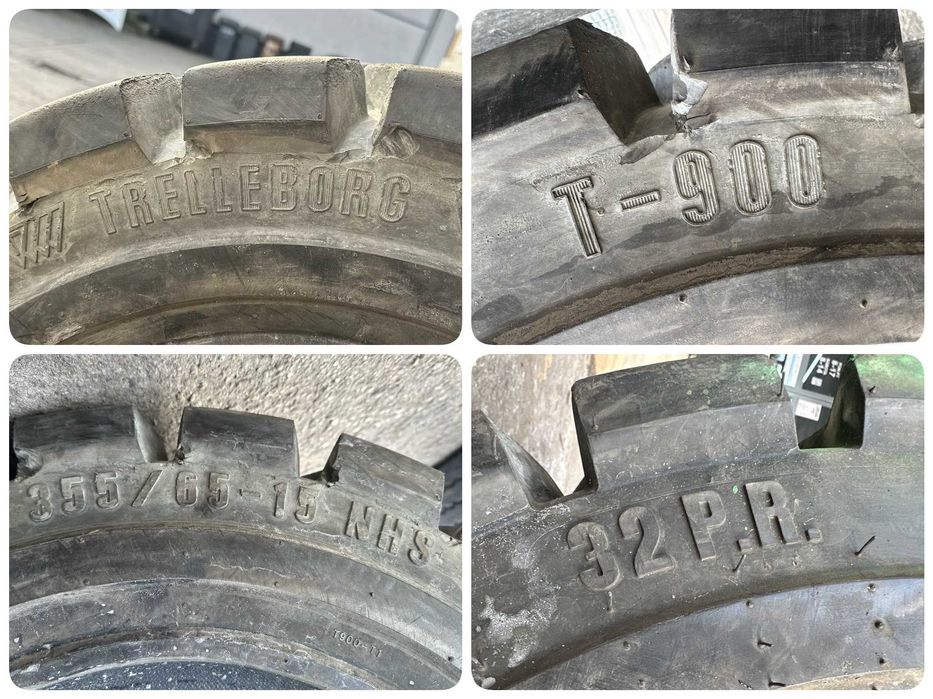 Opona Opony Wózek Widlak 355/65-15 | 355/65X15 TRELLEBORG T-900 32PR
