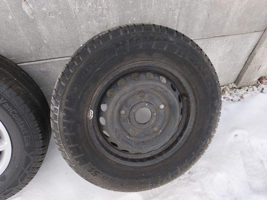 Koła felgi  stalowe 15' 5x160 z oponami 215/65 R15 Ford Transit