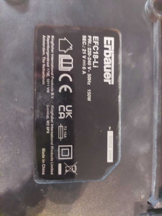 Młotowiertarka bezprzewod. Erbauer SDS Plus z baterią 4.0Ah 18V /Cz-wa