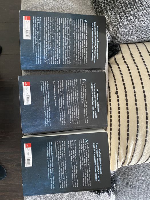 Trilogia Livros 50 Sombras de Grey