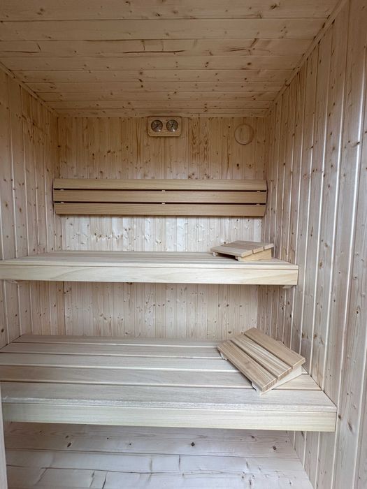 Sauna ETERN - 4 osobowa sauna ogrodowa, piec 7 kw, Harvia | Producent
