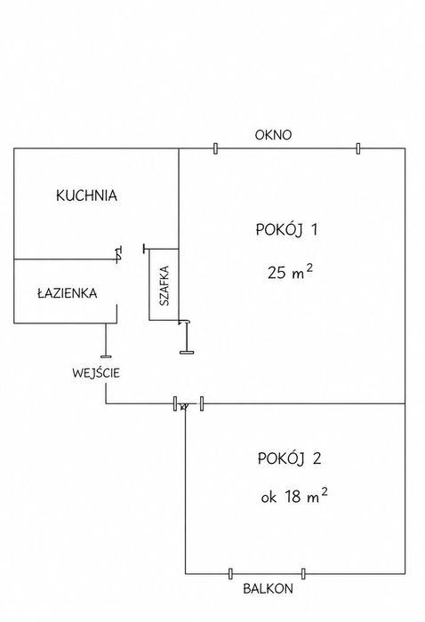 REZERWACJA - Łódź, Kasprzaka 57,16 m², 2 pokoje, balkon, blisko Manu