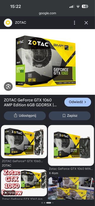 Karta graficzna 1060 6gb