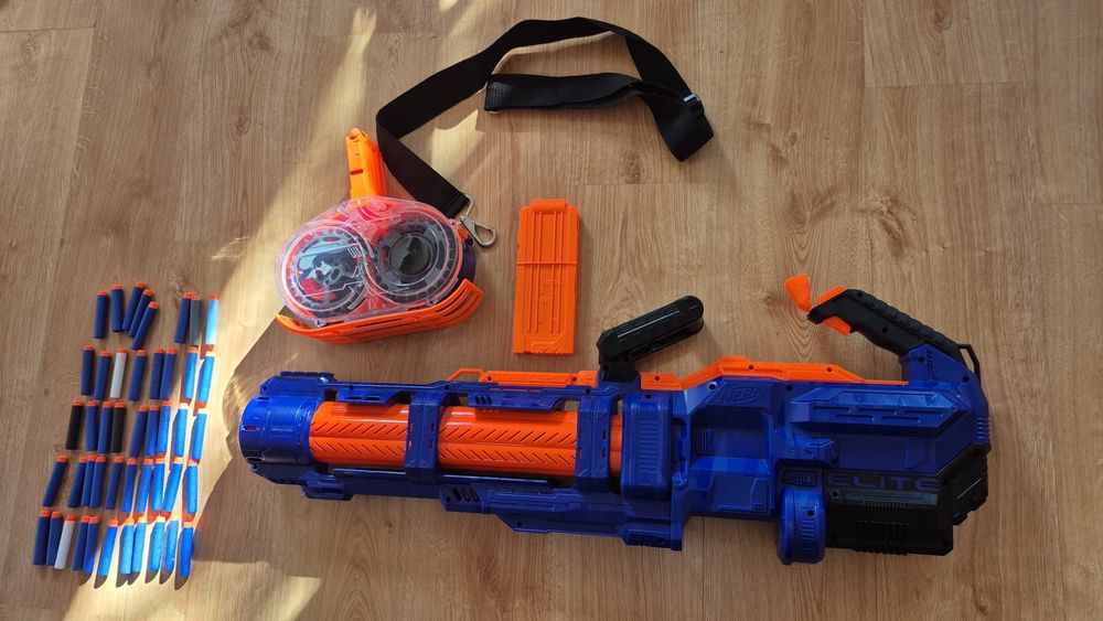Nerf Titan CS-50 N-Strike Elite – Minigun + akcesoria