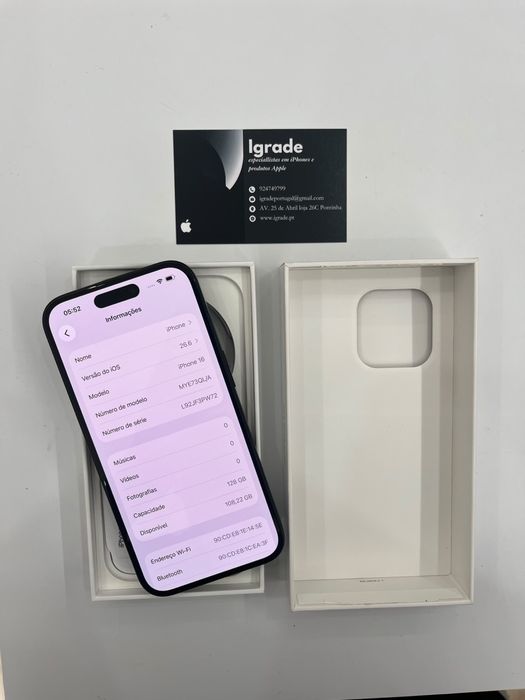 Iphone 16 de 128GB IMPECAVEL