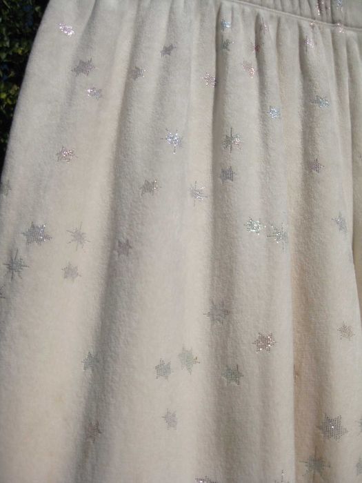 Мягенькие белые домашние пижамные штаны с звёздочками на резинке C&A M