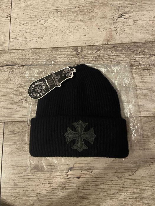Czapka Chrome Hearts Beanie Zimowa Czarna
