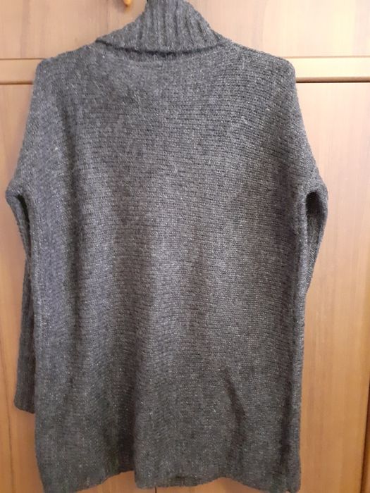 Sweter damski golf z dodatkiem wełny I moheru r M/L