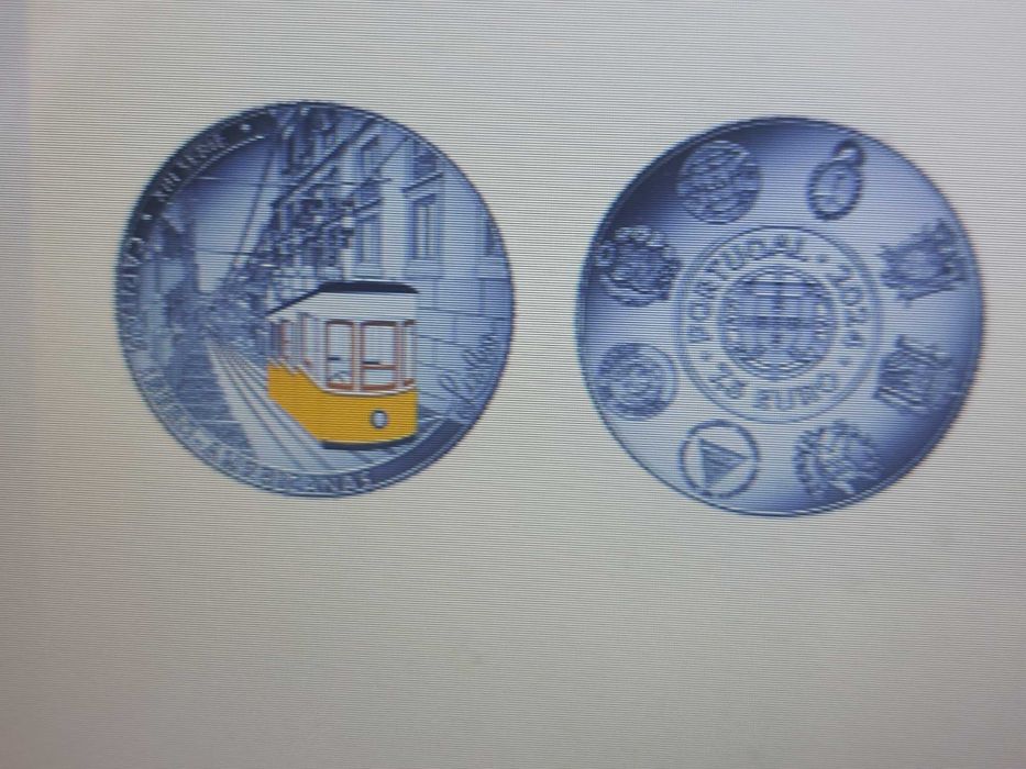 Moeda 7,5€ Portugal,  Foral de Ponte de Lima proof e corrente