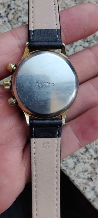 Cronógrafo soviético Sekonda mecanismo SU 3133 (Valjoux)