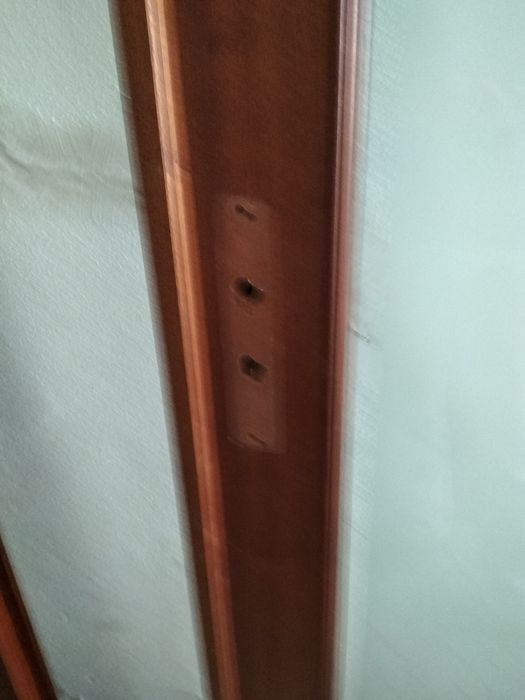 2 portas maciças jatobá com vidro fusco