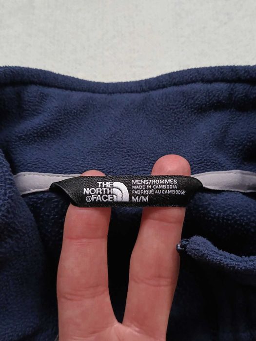 The North Face Polartec Mens M Glacier 100 Fz Fleece - Summit Navi