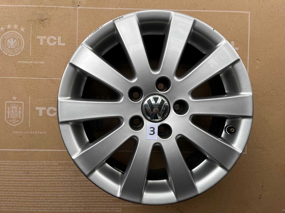 4 jantes originais Volkswagen VW 16" modelo Milwaukee (sem pneus)