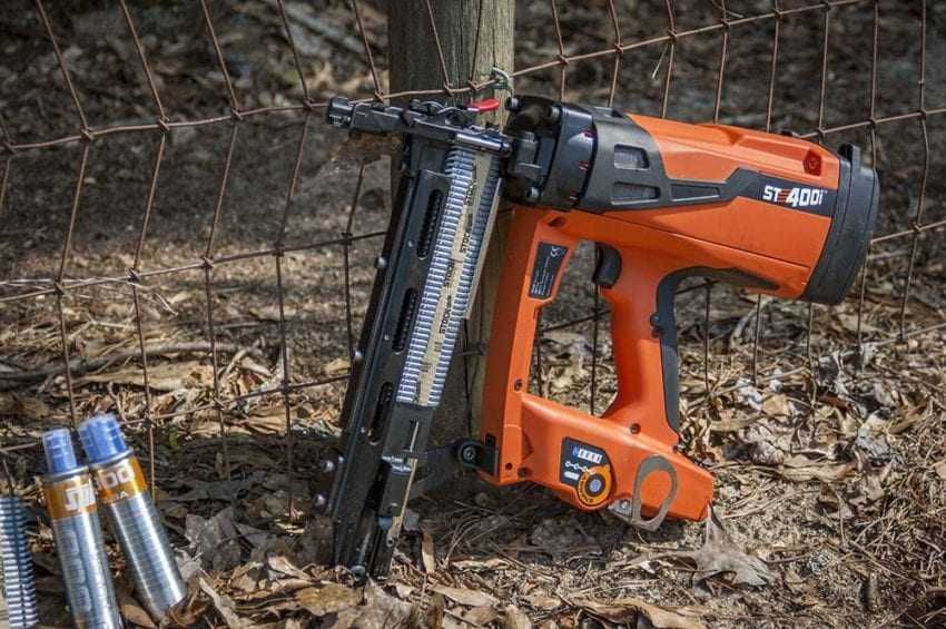 MOCNY bezprzewodowy zszywacz Paslode ST400i do siatki ogrodzeń FV,24H