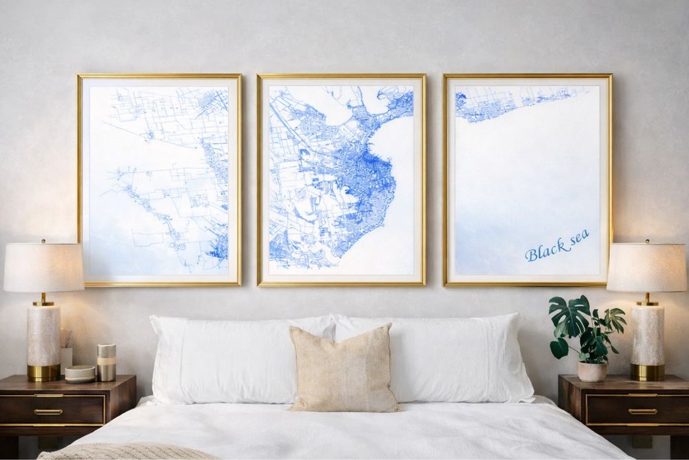 Постери з картою вашого міста