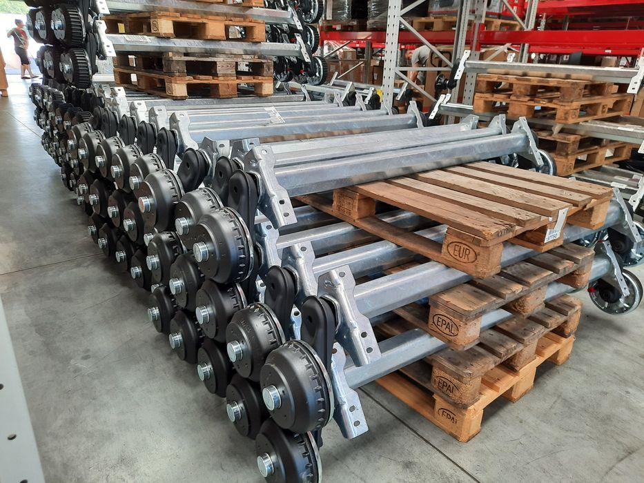 Торсионная ось на прицеп AL-KO, KNOTT , тормоза прицеп, балки, вісі