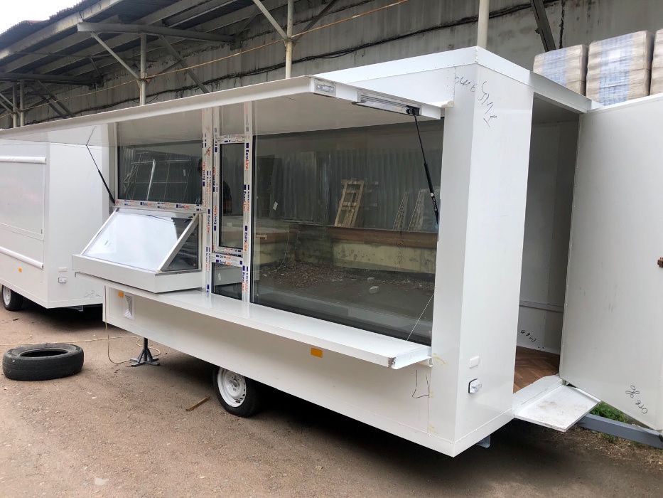 Прицеп кіоск для торгівлі кавʼярня на колесах фудтрак купава фургон