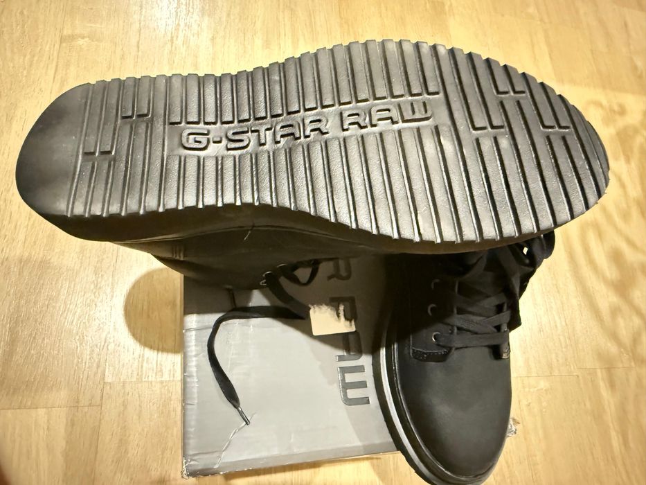 G-Star RAW чоловічі чорні нубукові хайтопи