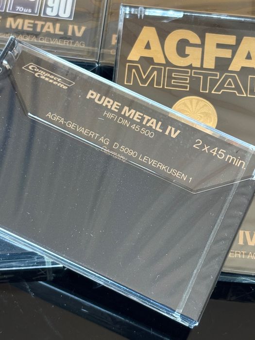 Nowa kaseta magnetofonowa Agfa Metal 90 Pure Metal IV
