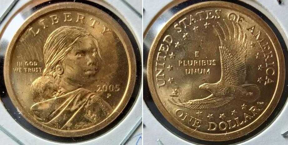 Estados Unidos da America 1 Dollar 6 moedas