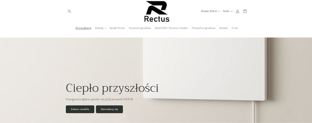 Strona internetowa. Gotowa od zera