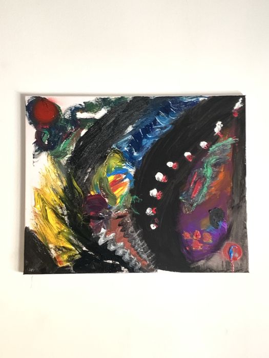 Quadro abstrato universo