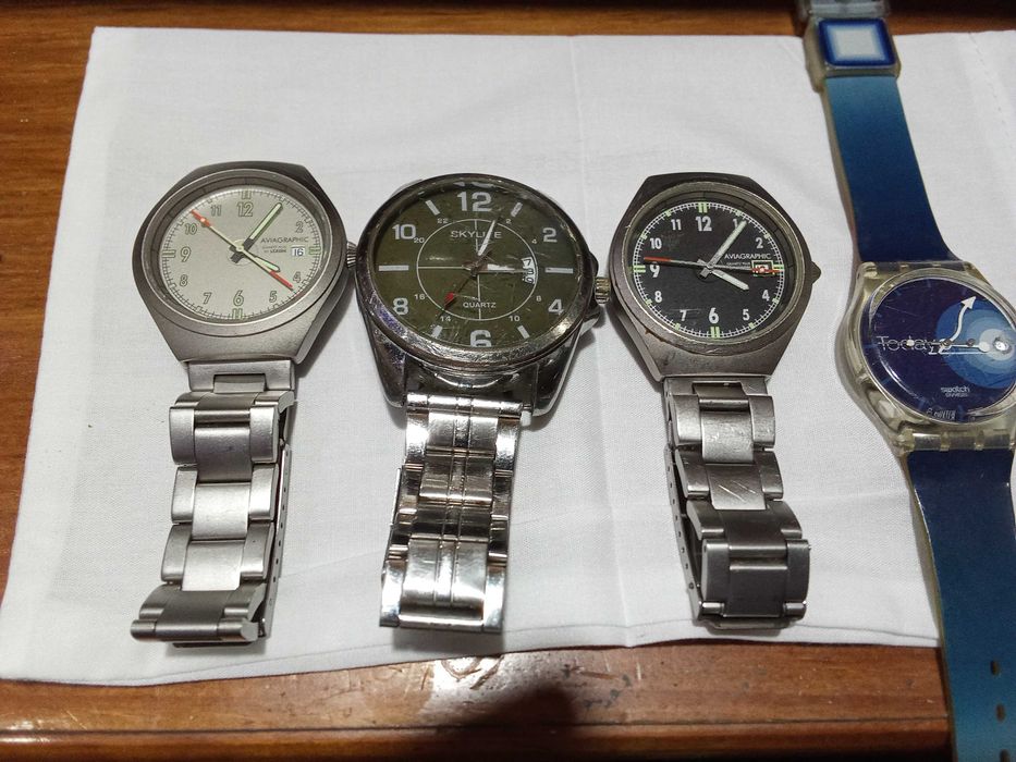 4 Relógios de pulso diversas marcas