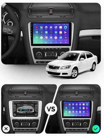 Штатна магнітола Skoda Octavia A5 . Android магнитола шкода октавія а5