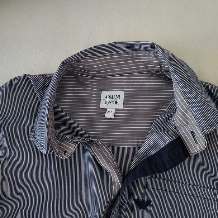 Koszula wizytowa dla chłopca  elegancka w paski 164 Armani