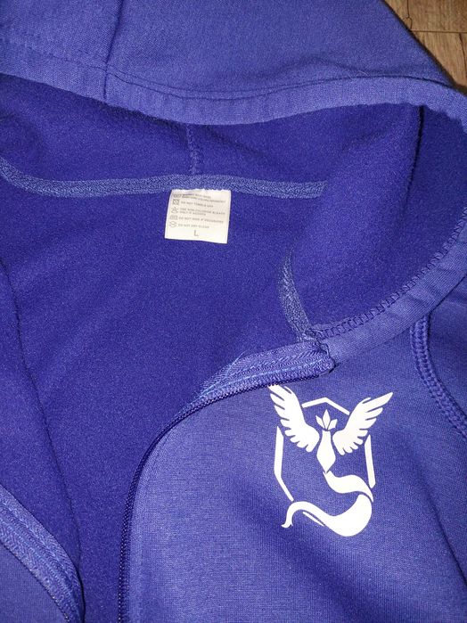 Bluza Picachu pokemon rozpinana niebieska r.L
