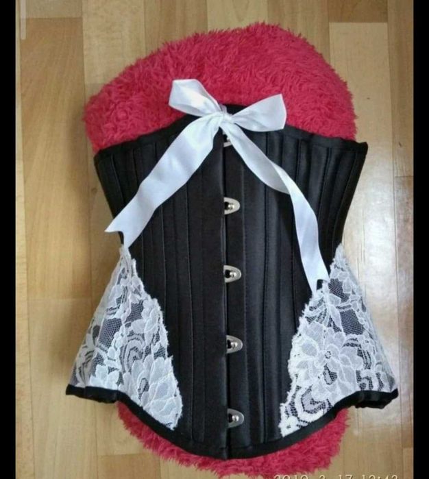 Prawdziwy GORSET od gorseciarki gorset punk gothic sznurowany