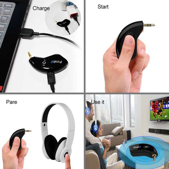 Бездротовий Bluetooth передавач FirstE tx80, бездротовий передавач