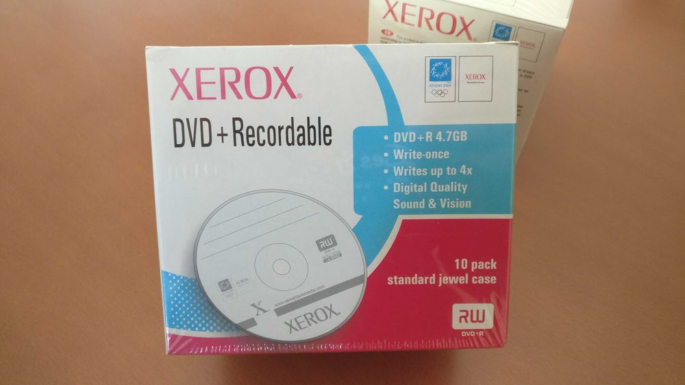 2x Xerox 10-pack DVD+RW64550160840705120