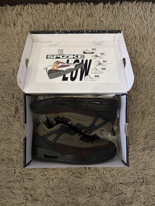 Оригінальні - Air Jordan Spizike Low Olive | IH1782-200