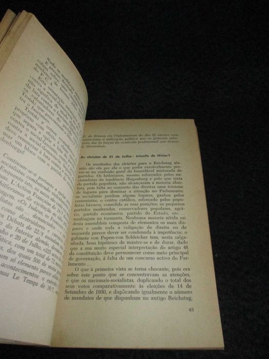 Livro A Subida de Hitler ao Poder Alfred Grosser Mário Cesariny