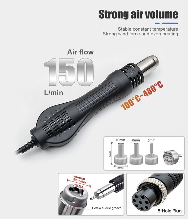 Паяльна станція 2 в 1 JCD 8898 Нова