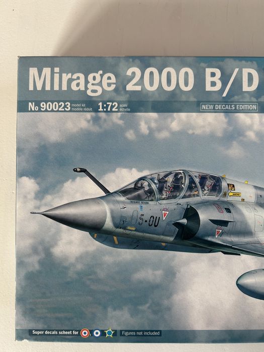 Samolot Mirage 2000 B/D model 1/72 Italeri 90023