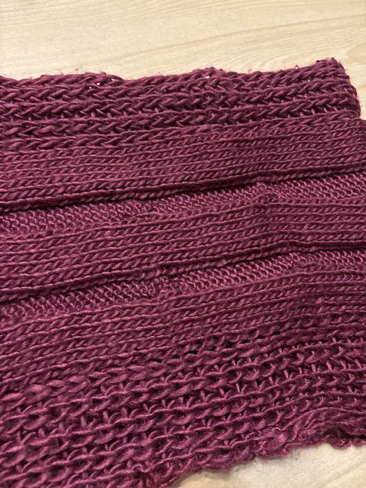 Szal / komin bordowy