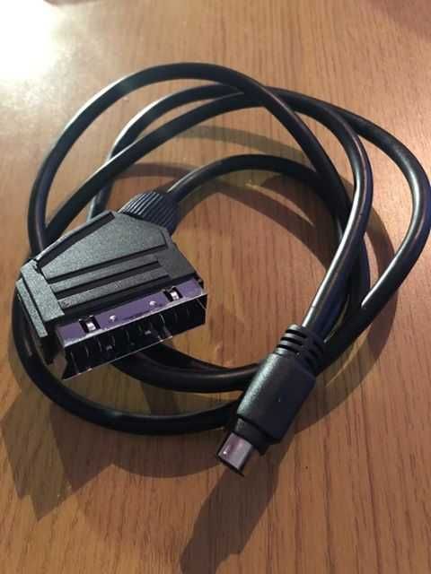 Kabel czarny Euro AV 1.25 m