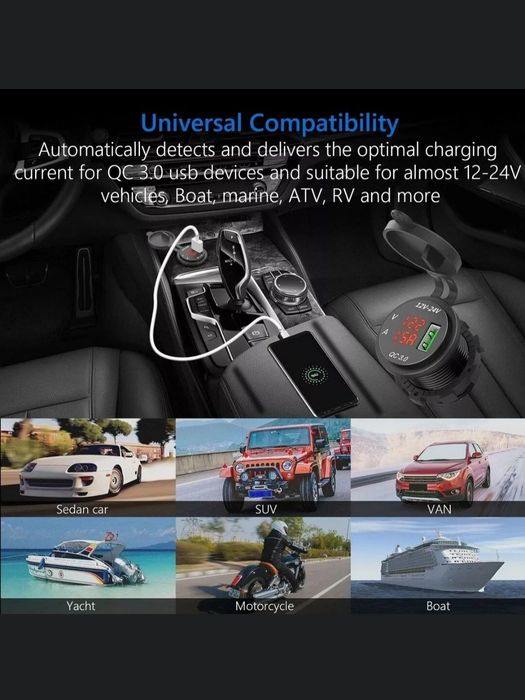 Carregador USB automóvel