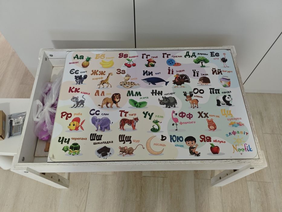 Дитячий світовий столик пісочниця Noofik стільчик дитячий IKEA MAMMUT