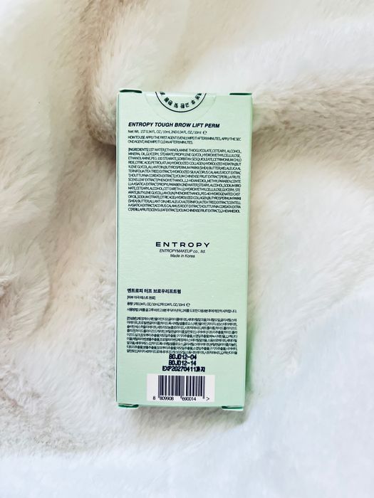 Entropy - Tough Brow Lift Perm Kit - domowa laminacja brwi