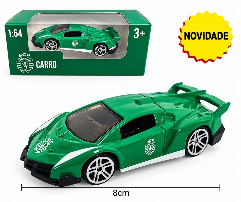 Carrinhos miniatura do Sporting SCP