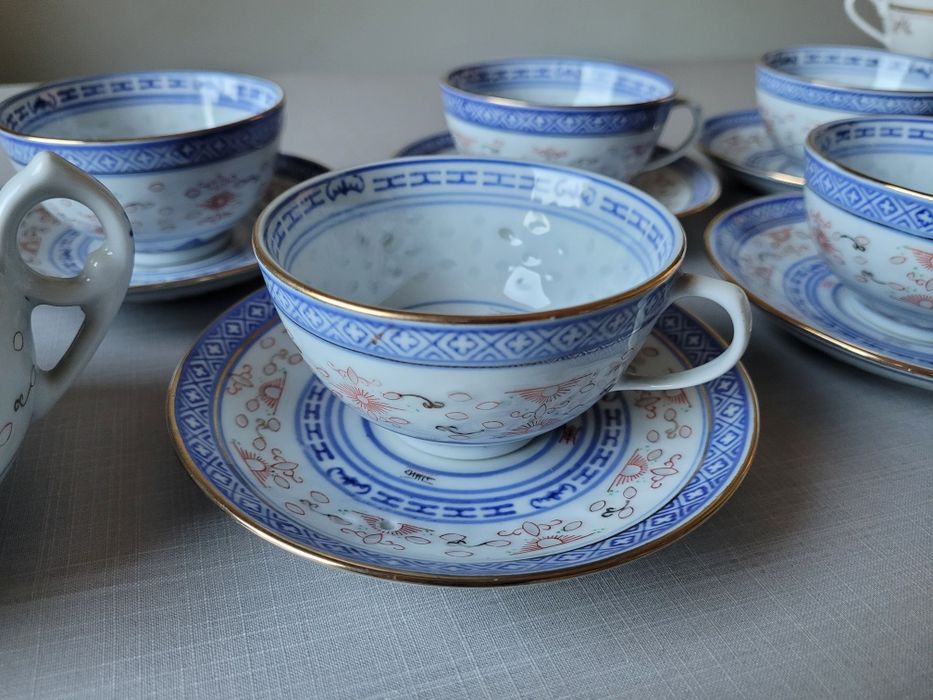 Zestaw chińskiej porcelany