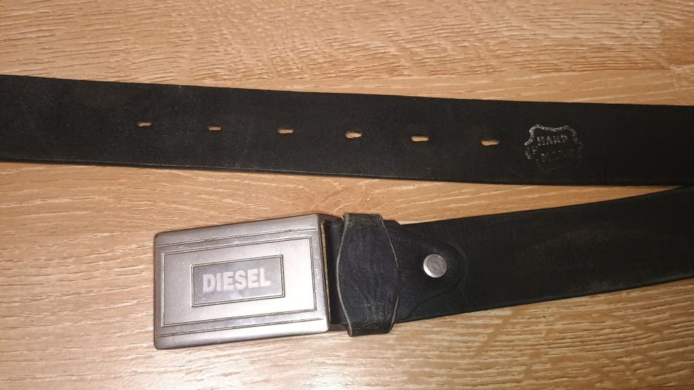 Ремінь чоловічий Diesel, пасок, пояс натуральна шкіра