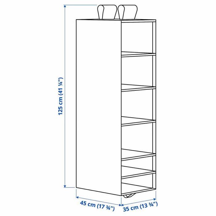 Arrumação Branca "SKUBB" 35x45x125 cm do IKEA (Estrear)