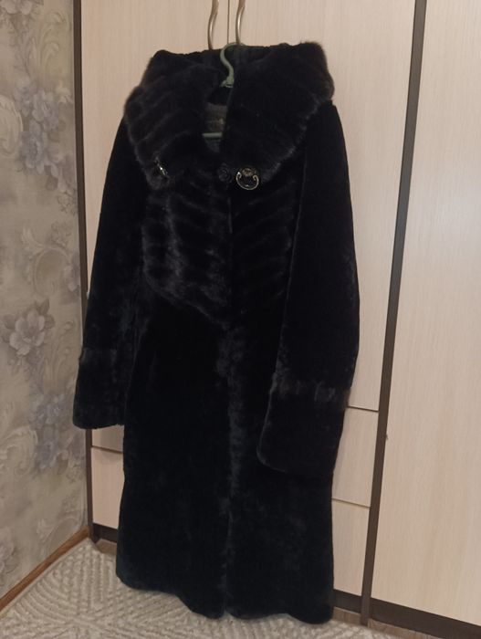 Шуба мутон норка