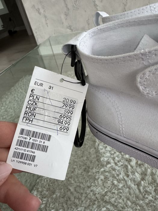 Trampki h&m białe