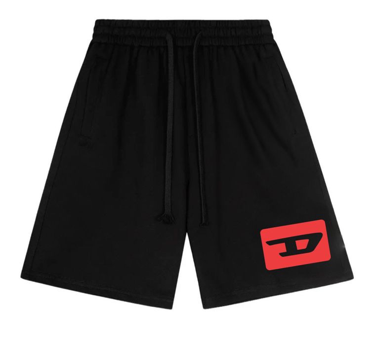 Спортивные шорты  Diesel Logo унисекс черные дизель