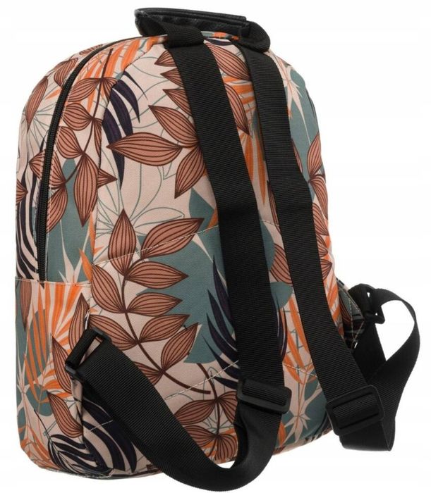 Plecak damski na suwak mały kolorowy do szkoły miejski młodzieżowy